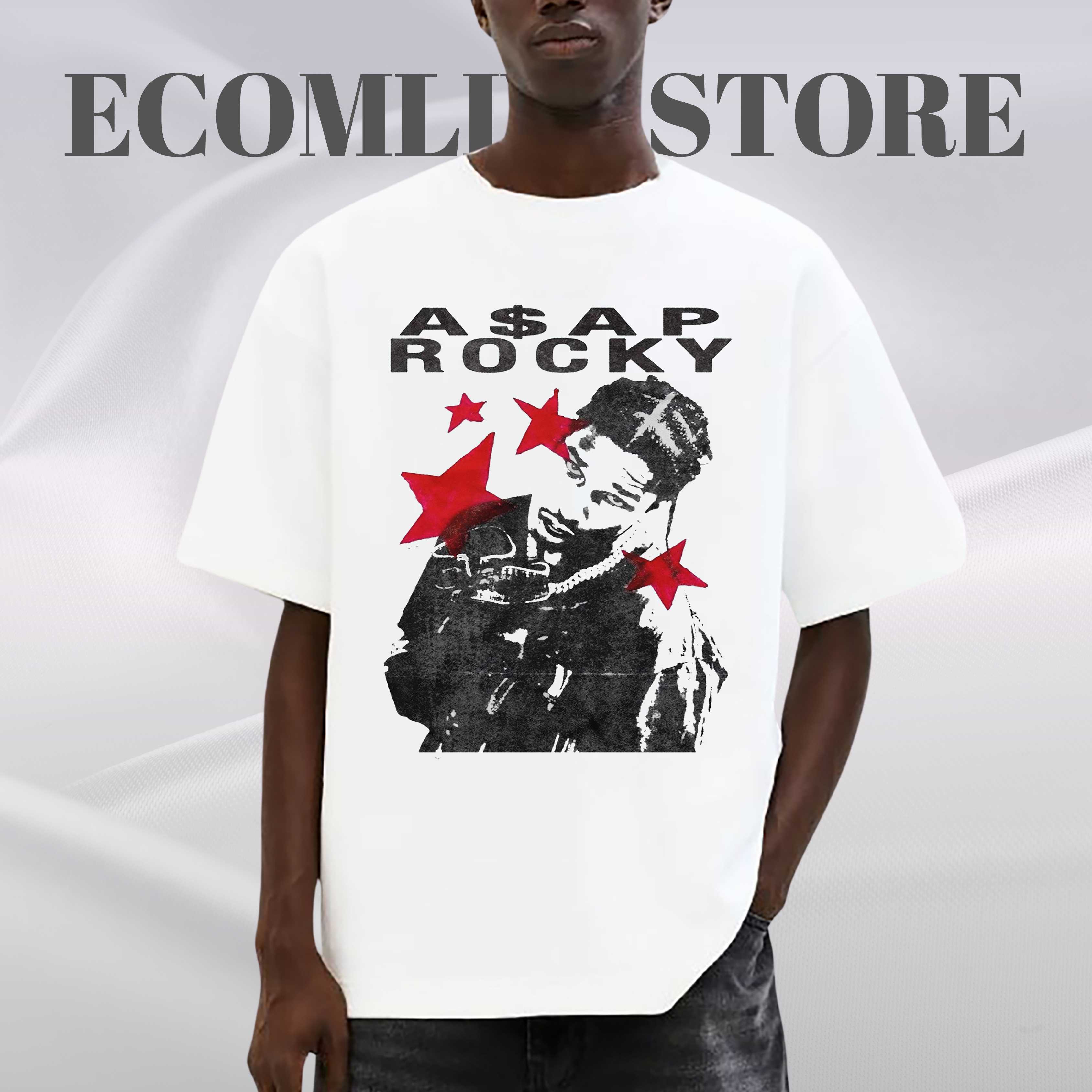 Asap Rocky T-Shirt, Vintage Unisex Gift Concert T-Shirt